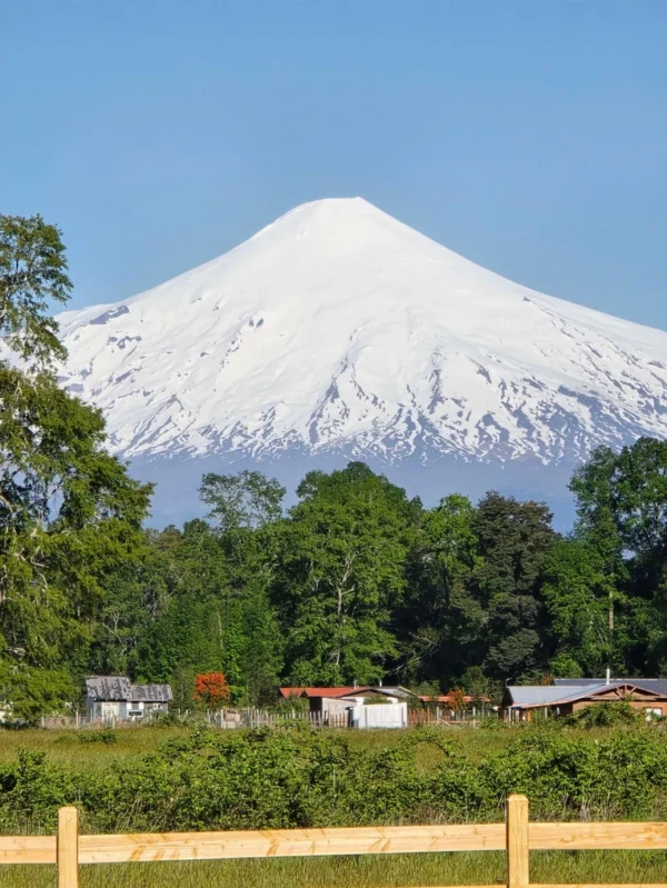 refugio el volcán villarrica
